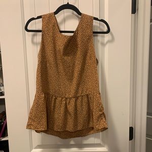 Peplum tank
